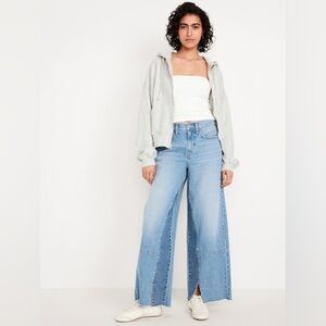 Old Navy SoComfy Grey Full-Zip Hoodie Sweatshirt Oversized Size 2x